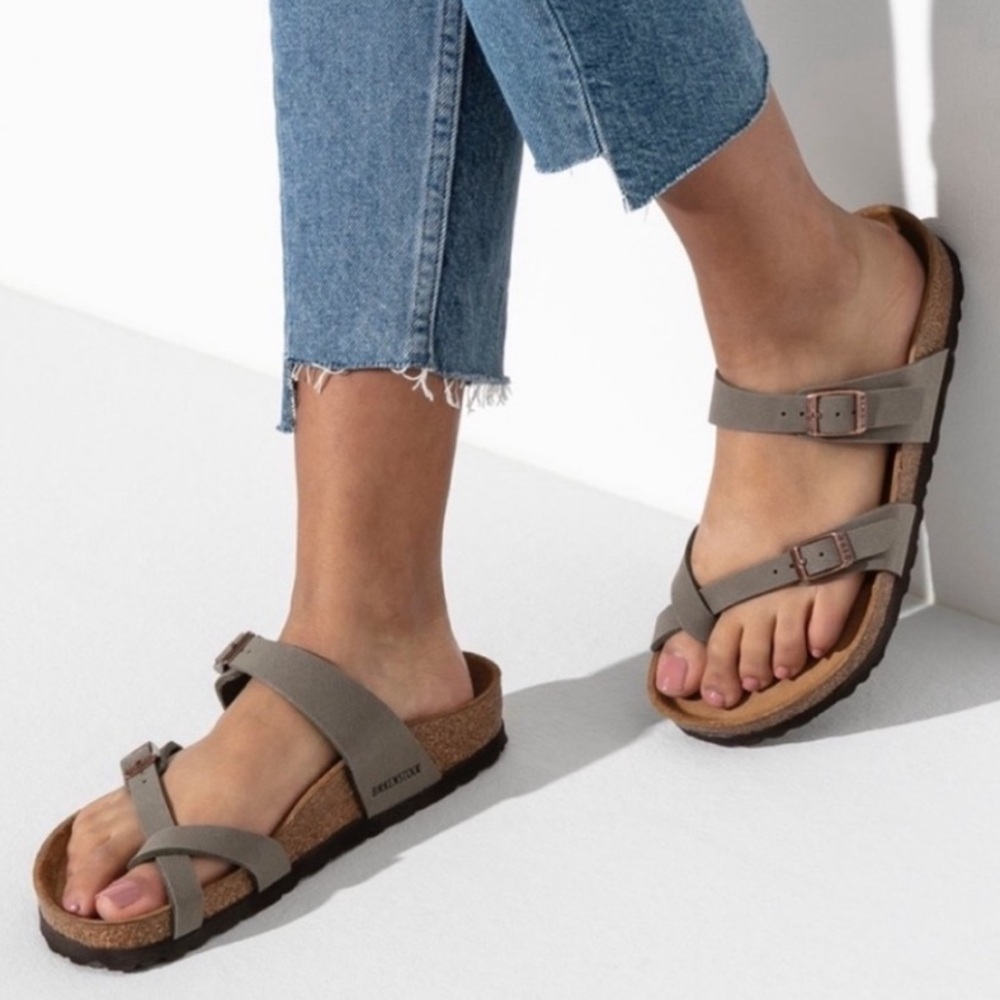 NWT BIRKENSTOCK Mayari Sandal Birko-flor Size 36 Wide